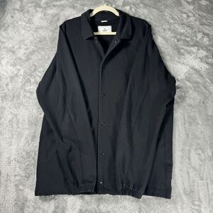 Reigning Champ Jacket Size XXL Black‎ Cotton Spandex Stretch Classic